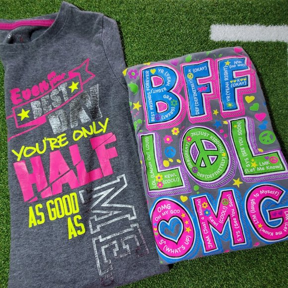 Danskin & Dream Girl Graphic Shirts, Size 10-12 - Picture 14 of 14